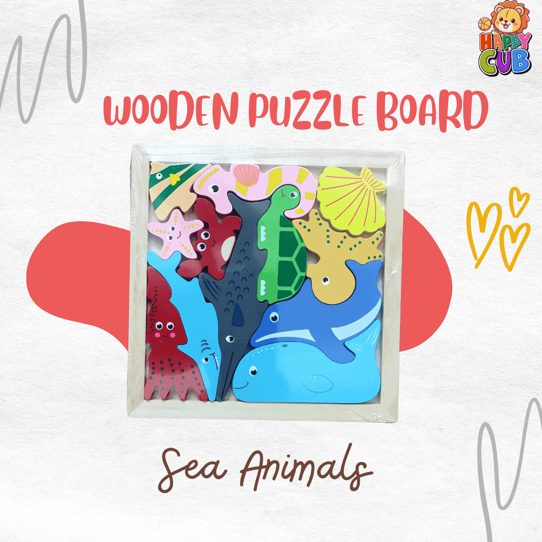 Combo Package 2 – Geometric Block Train + Wooden Puzzle - Image 5