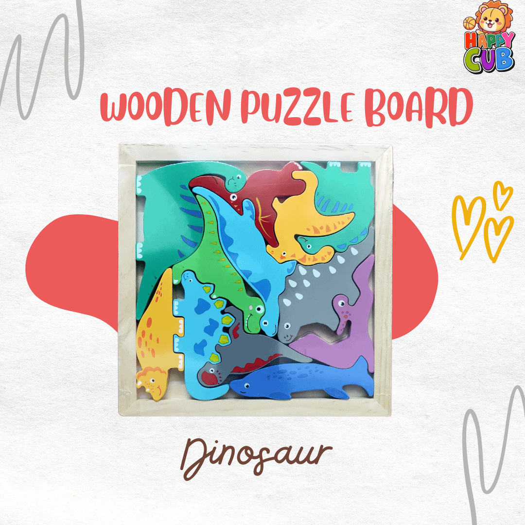 Combo Package 2 – Geometric Block Train + Wooden Puzzle - Image 7