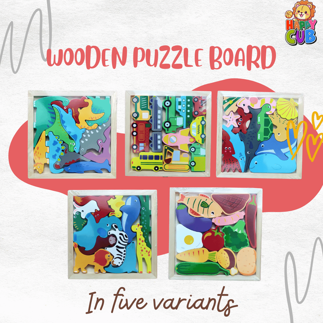 WOODEN PUZZLE BOARD