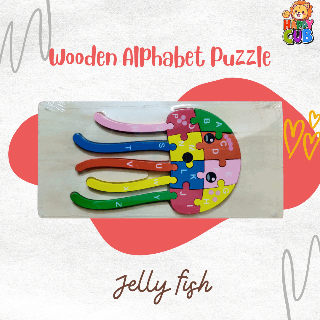 Wooden Alphabet Puzzle (A–Z Learning Toy) - Image 5