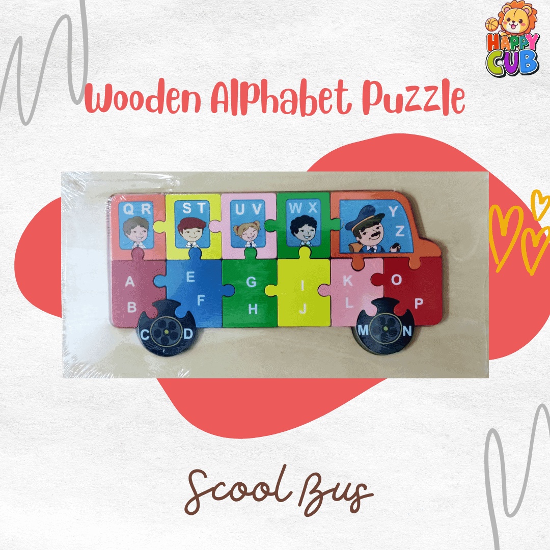 Wooden Alphabet Puzzle (A–Z Learning Toy) - Image 4
