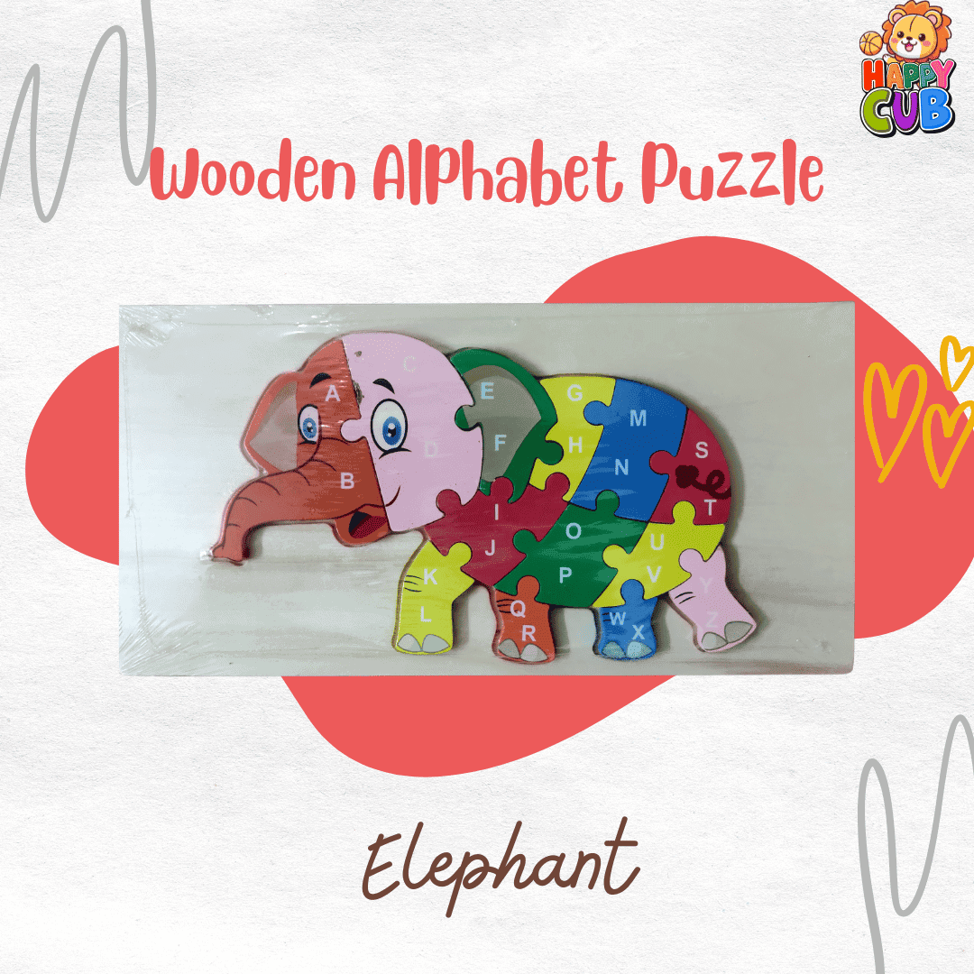 Wooden Alphabet Puzzle (A–Z Learning Toy) - Image 3