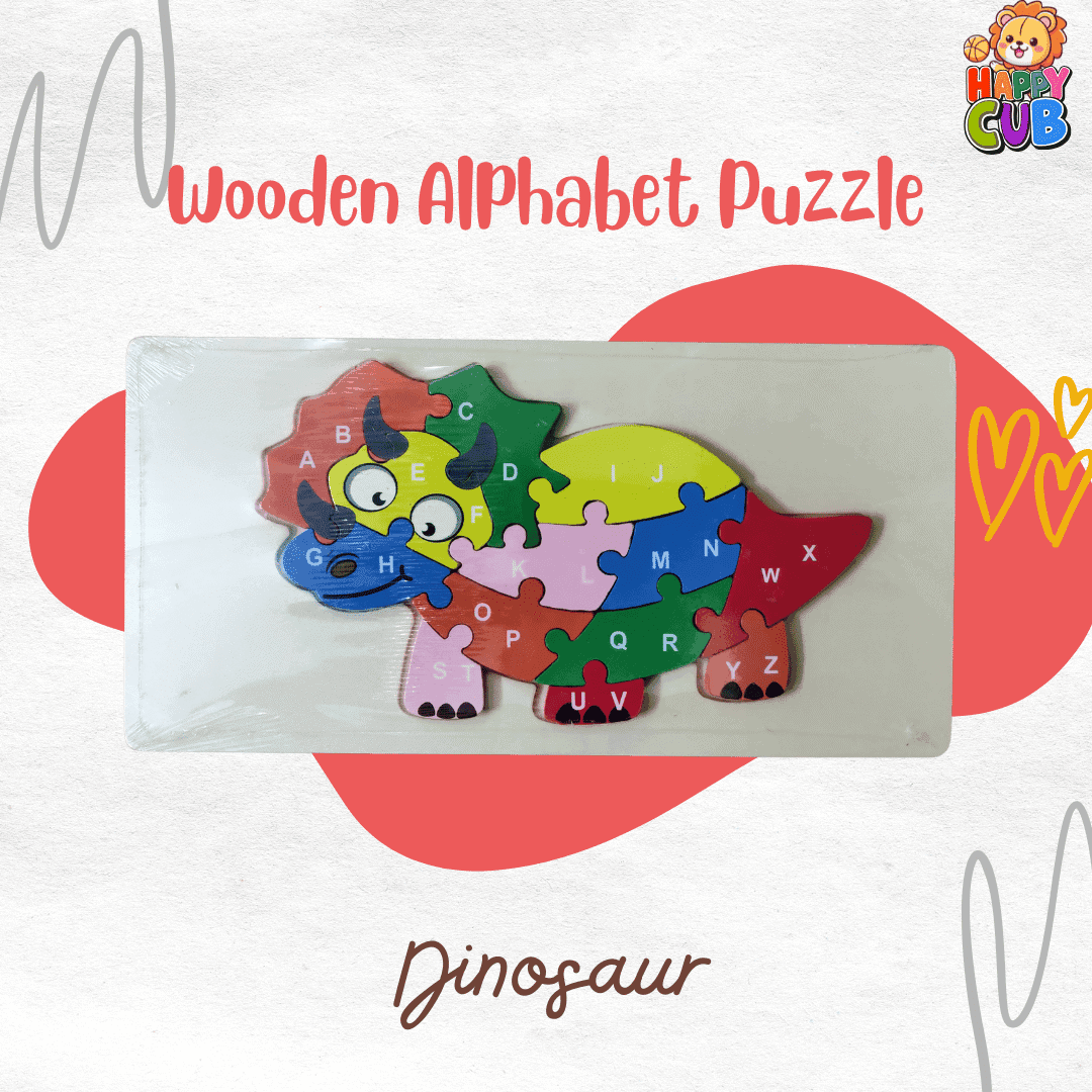 Wooden Alphabet Puzzle (A–Z Learning Toy) - Image 2