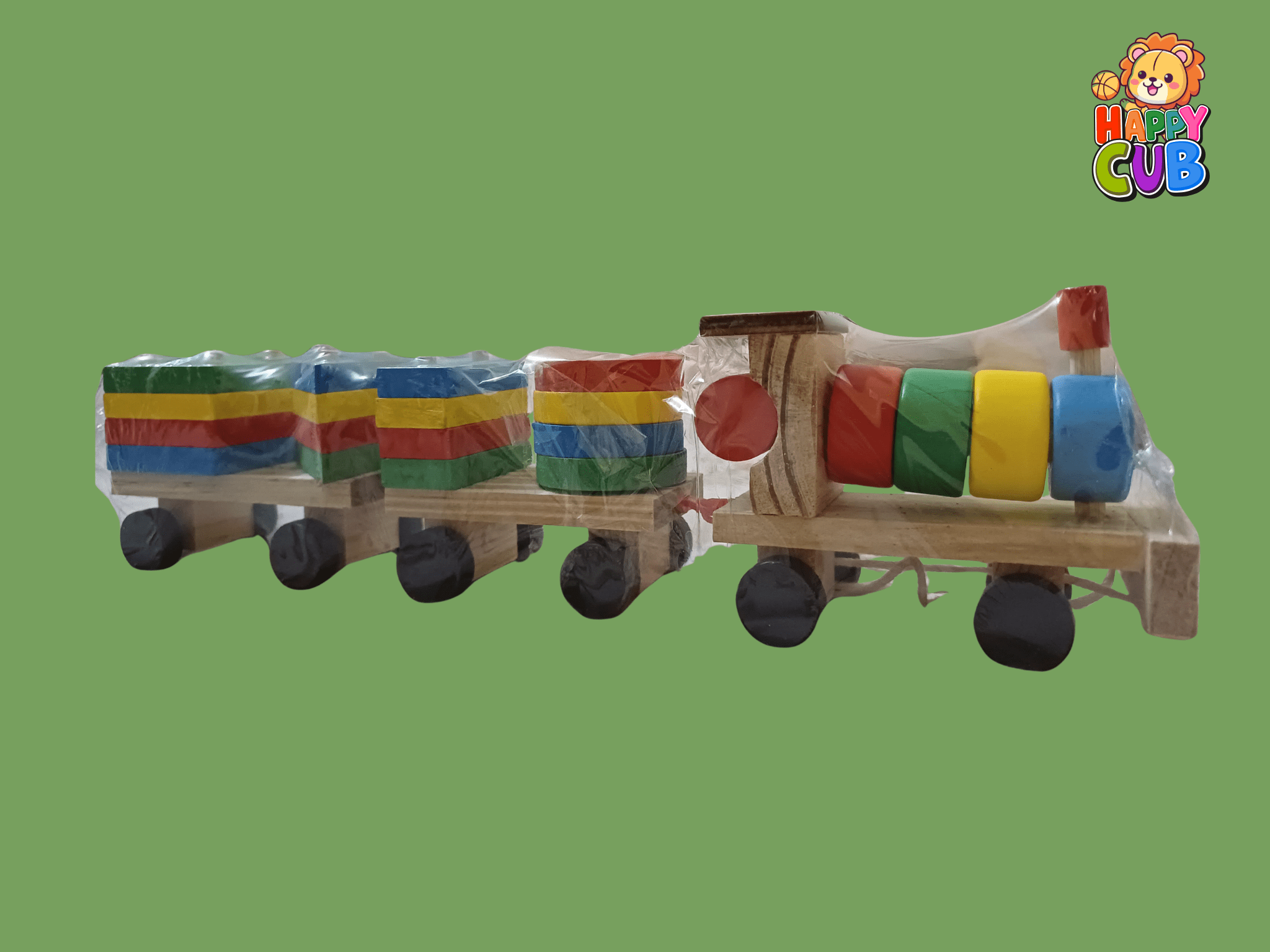 Geometrical stacking block train - Image 3